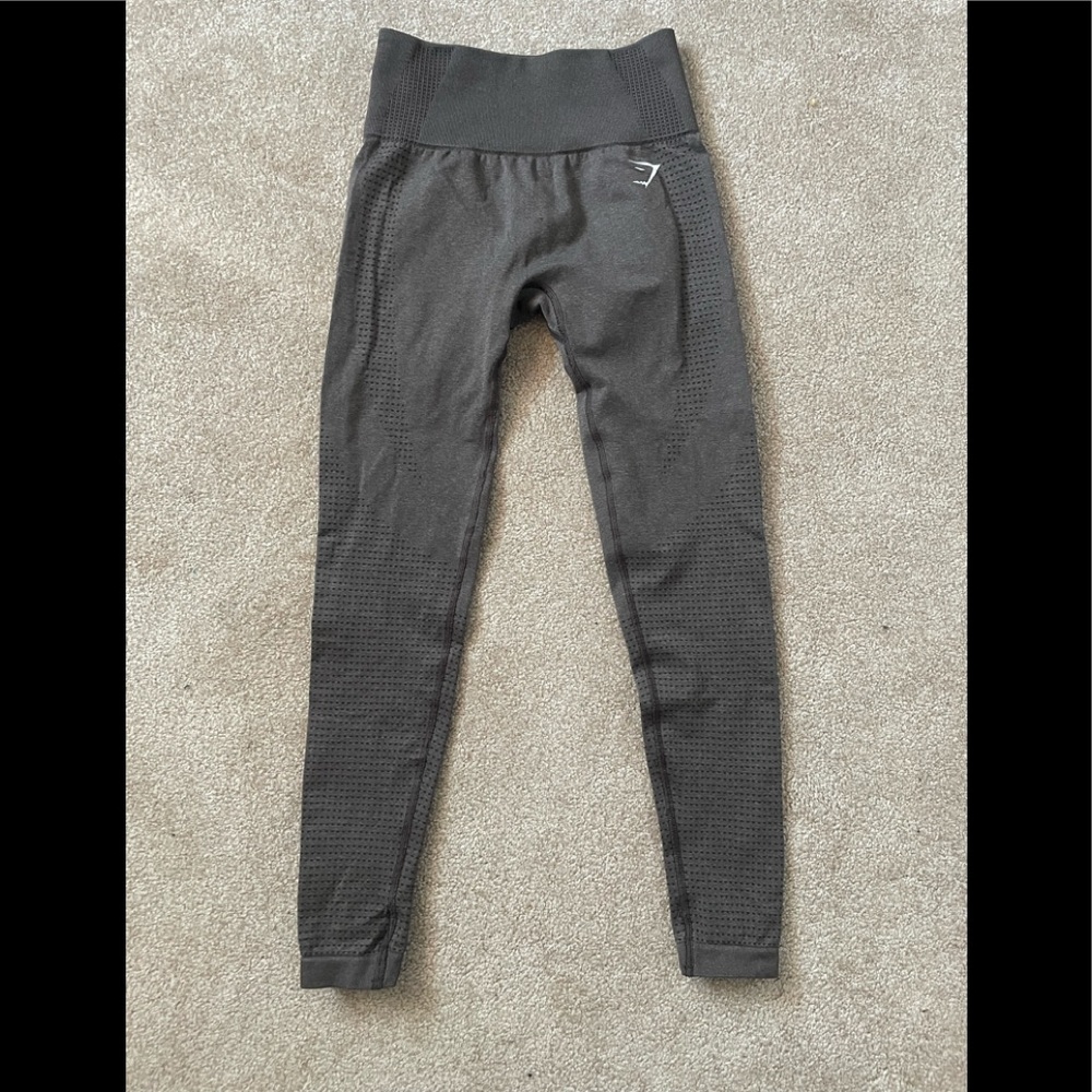 READ DESC Brown marl vital seamless gymshark leggings